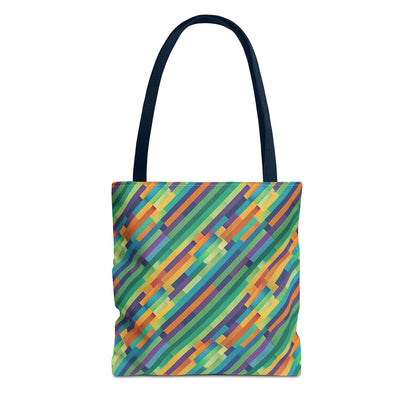 Vibrant Striped Tote Bag