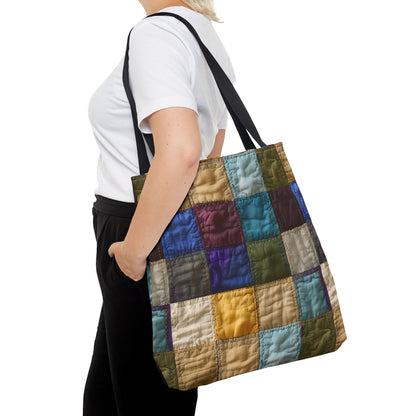 Colorful Patchwork Tote Bag, Stylish & Functional Carryall for Everyday Use