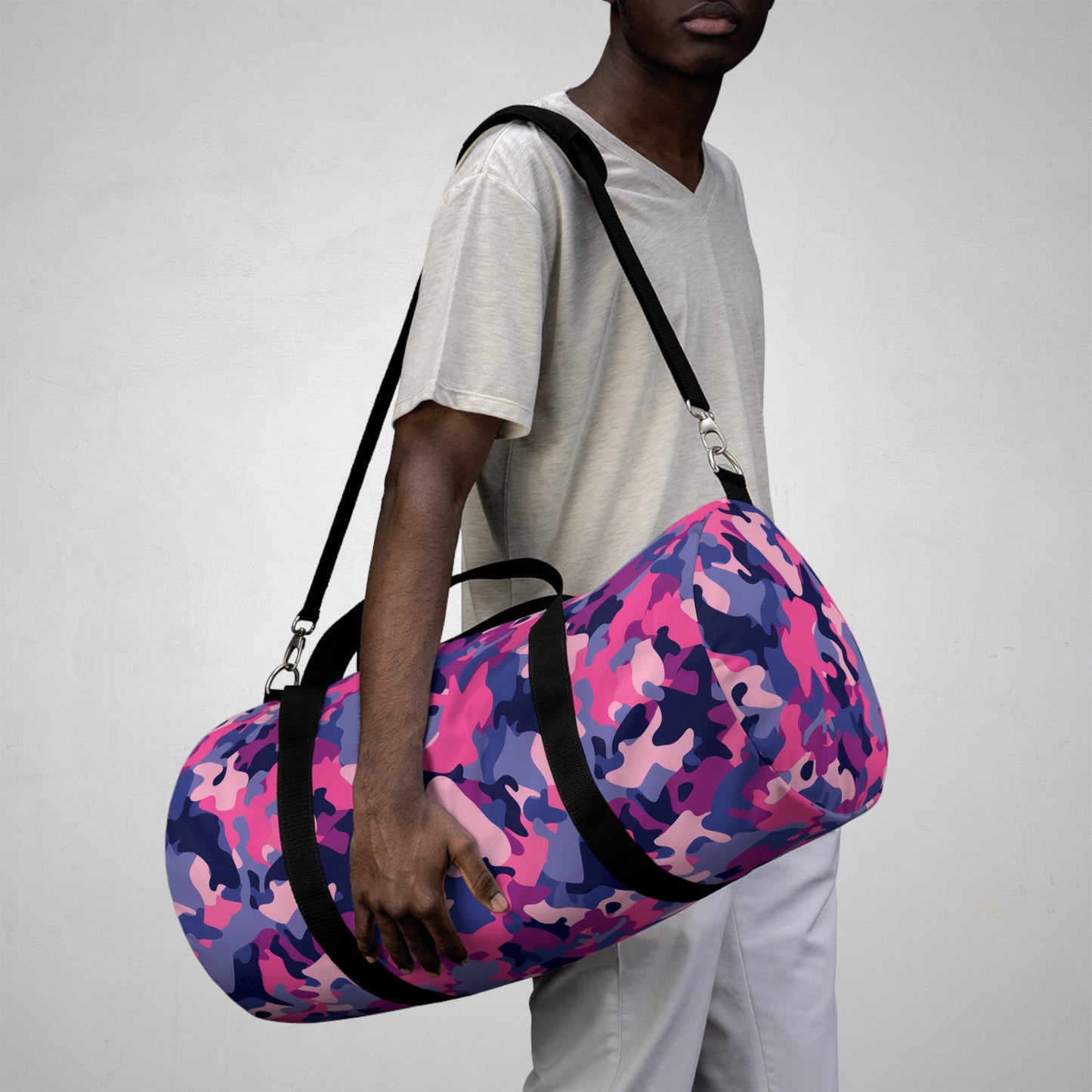 Bold Camo Duffel Bag for Gym, Travel, Weekend Getaways