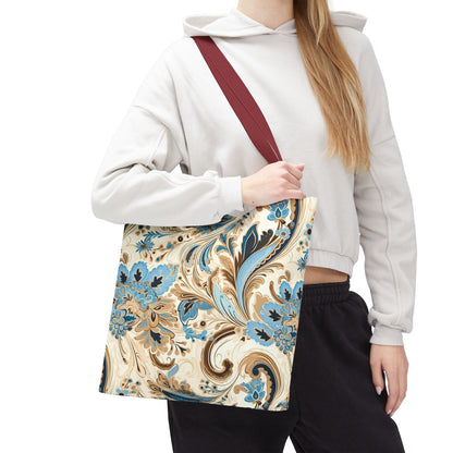 Elegant Floral Tote Bag