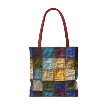Colorful Patchwork Tote Bag, Stylish & Functional Carryall for Everyday Use