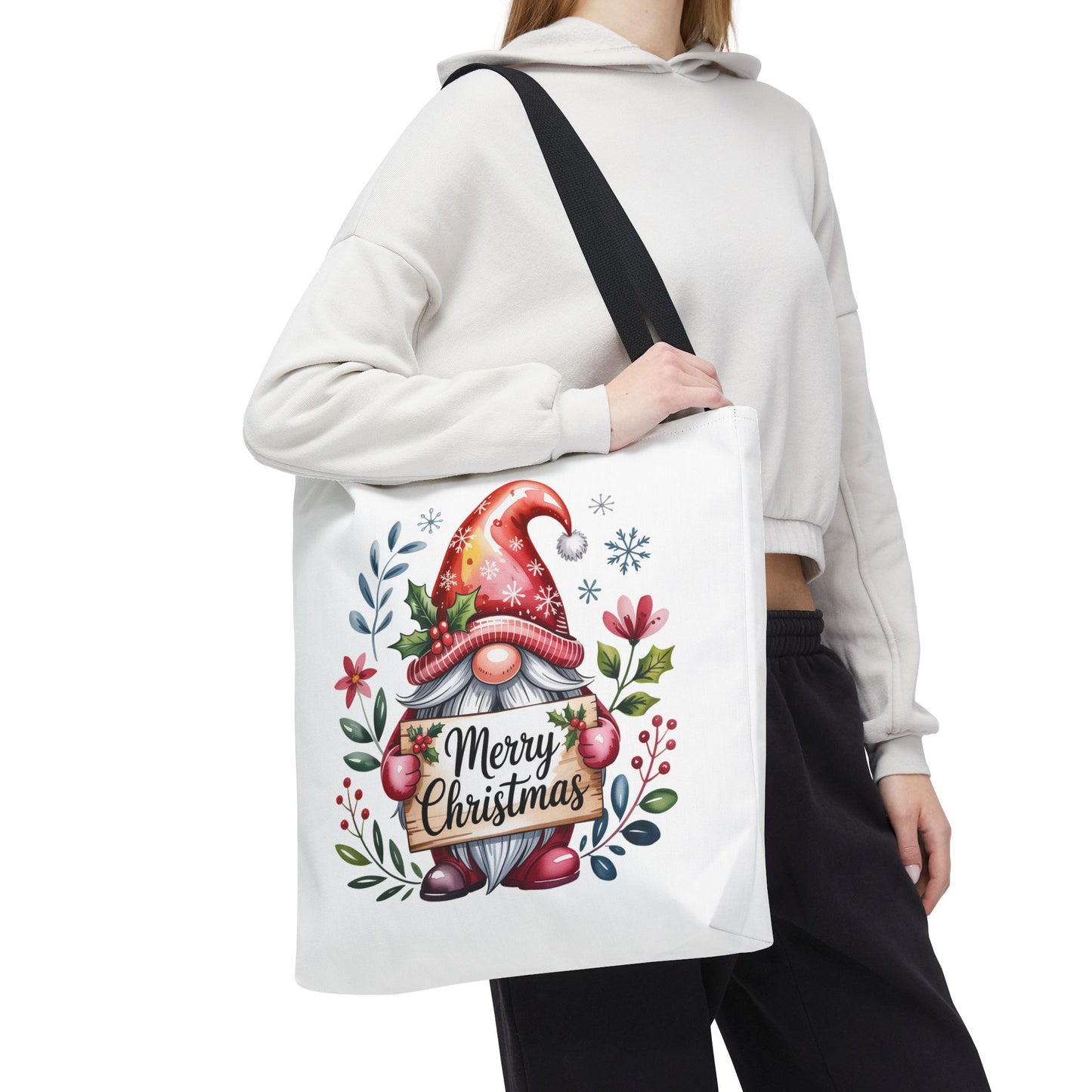 Festive Christmas Gnome Tote Bag