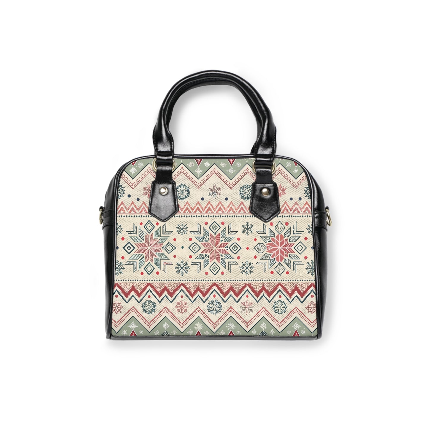 Nordic Fair Isle Shoulder Handbag