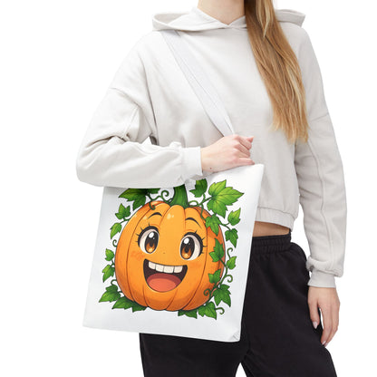 Cute Pumpkin Tote Bag for Fall