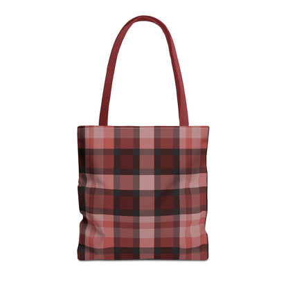 Cozy Plaid Tote Bag, Perfect for Fashionistas