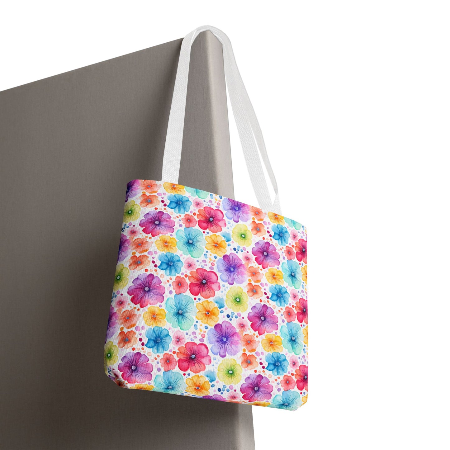 Vibrant Floral Tote Bag, Perfect Gift for Mother's Day, Bright Summer Accessory