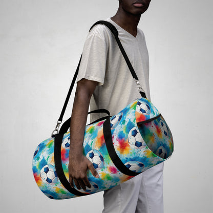 Colorful Soccer Duffel Bag