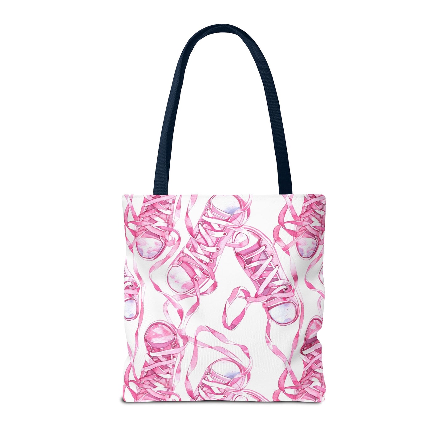 Cute Pink Sneakers Tote Bag for the Sports Lover