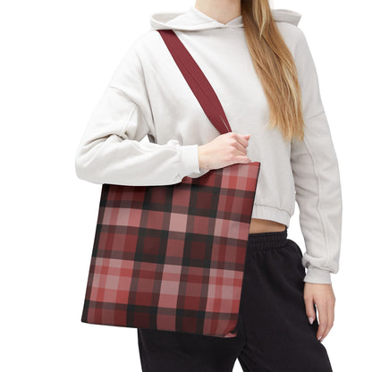 Cozy Plaid Tote Bag, Perfect for Fashionistas