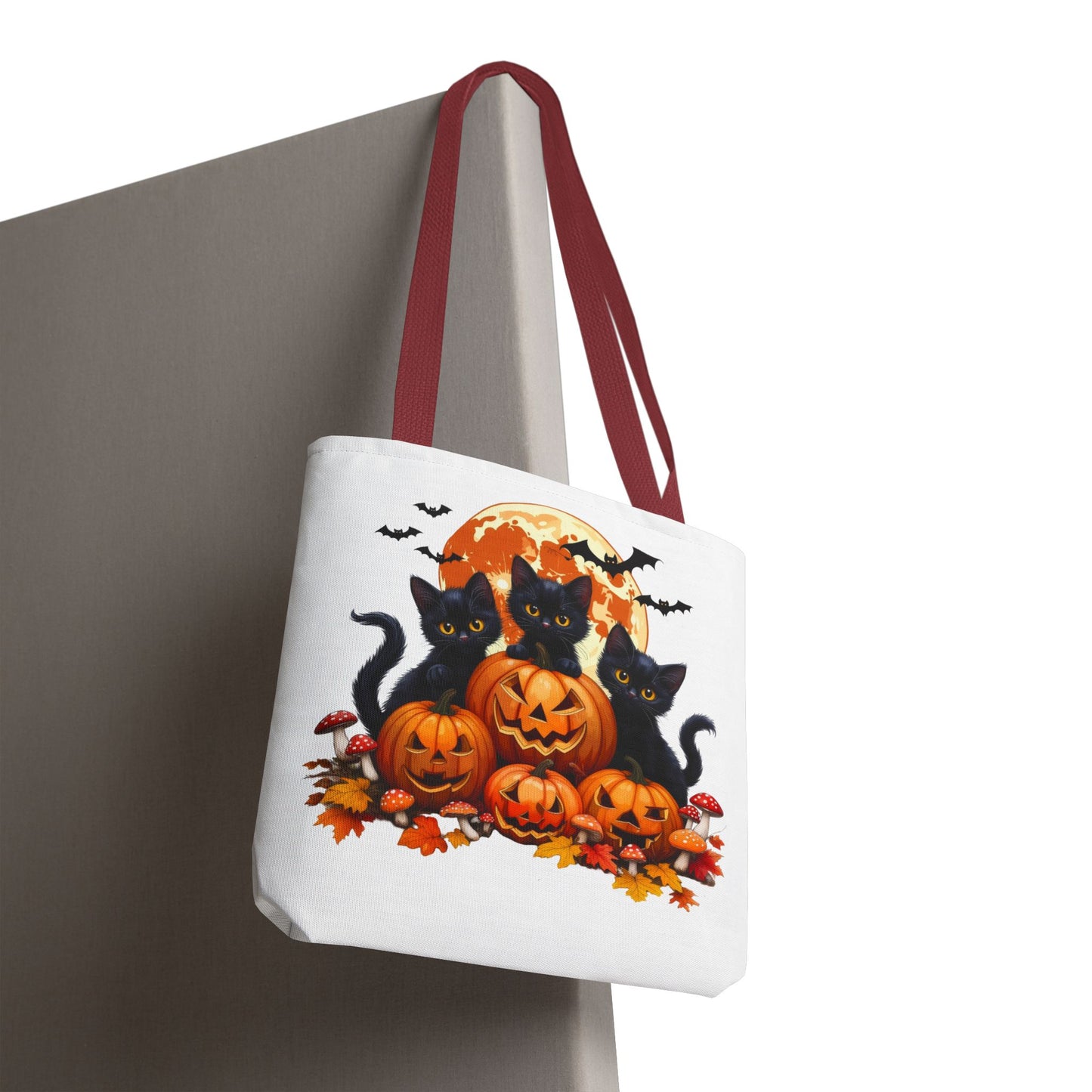 Halloween Cat Tote Bag, Trick or Treat Bag