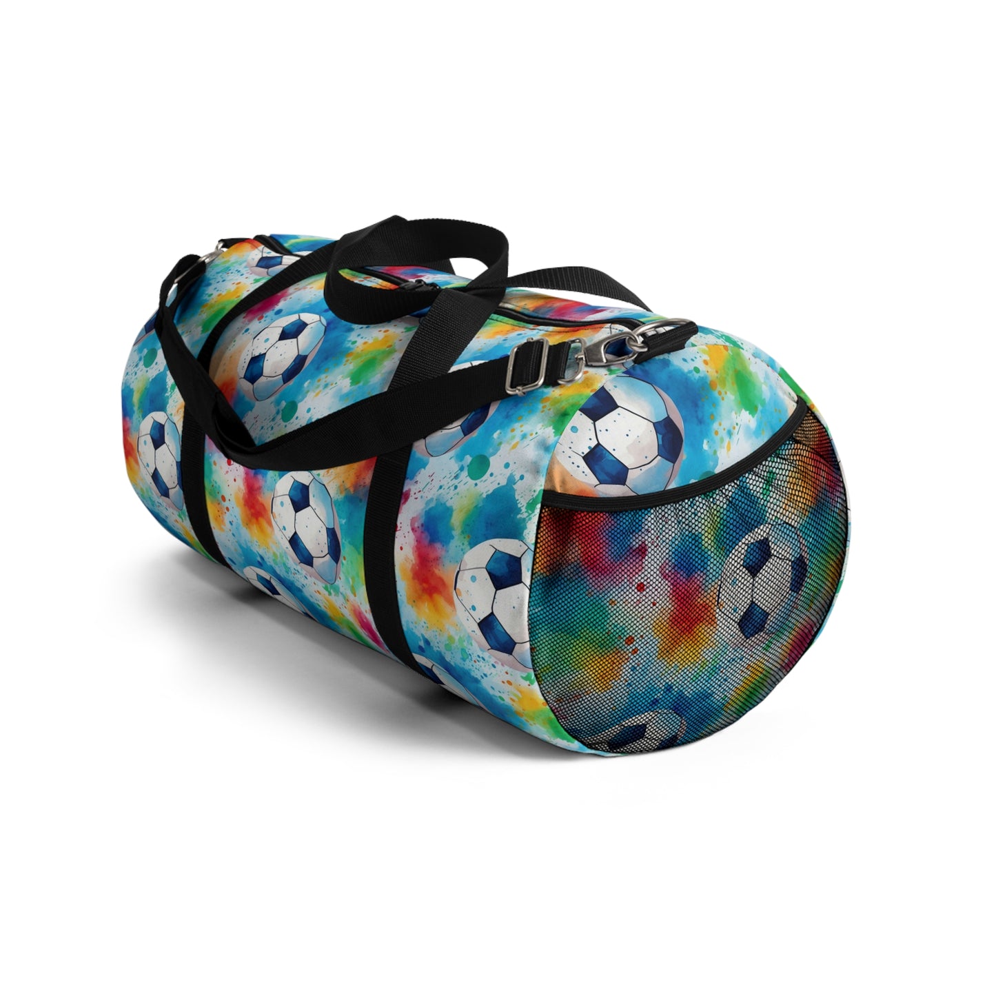 Colorful Soccer Duffel Bag