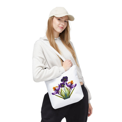 Floral Tote Bag, Reusable Grocery Tote