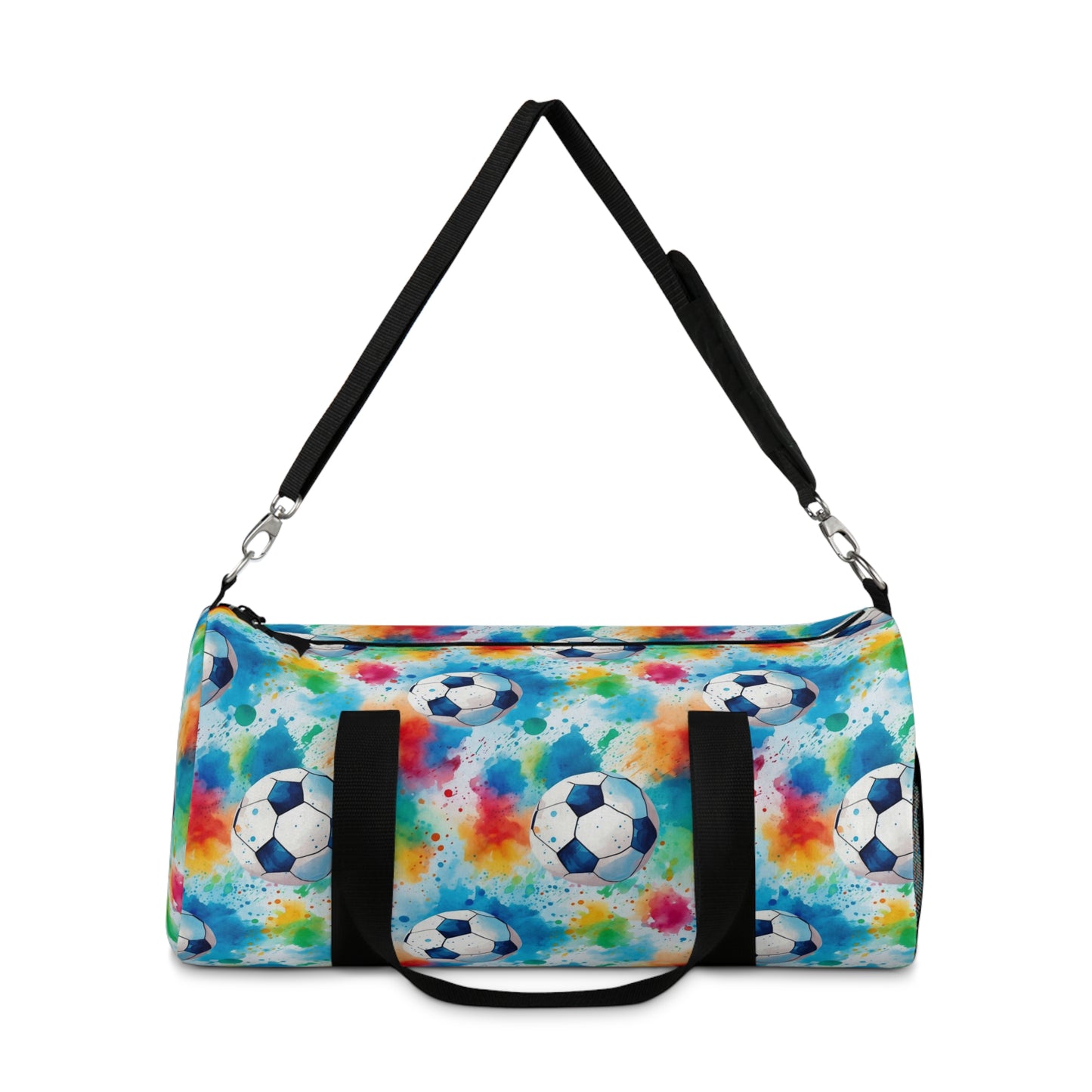 Colorful Soccer Duffel Bag