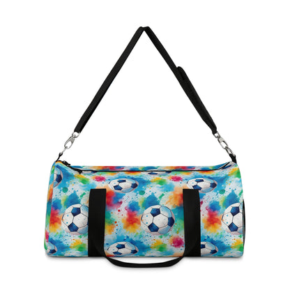Colorful Soccer Duffel Bag