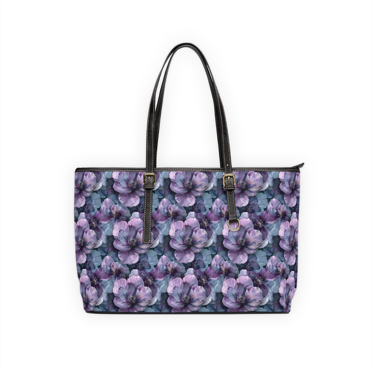 Floral Purple Peony Shoulder Bag