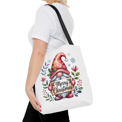 Festive Christmas Gnome Tote Bag