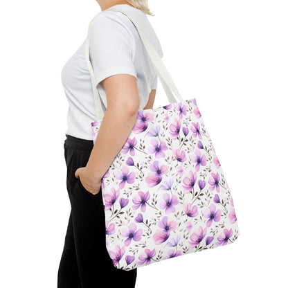 Watercolor Floral Tote Bag