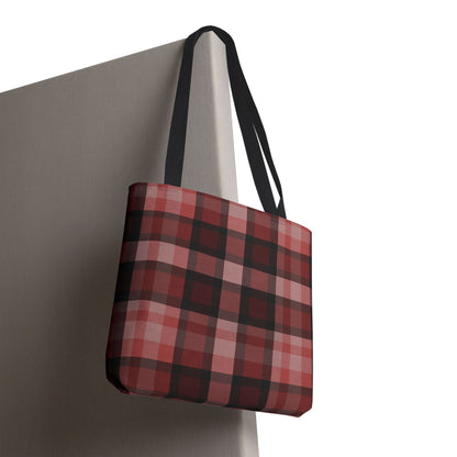 Cozy Plaid Tote Bag, Perfect for Fashionistas