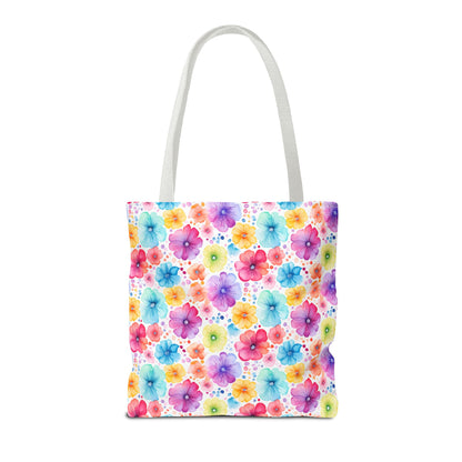 Vibrant Floral Tote Bag, Perfect Gift for Mother's Day, Bright Summer Accessory