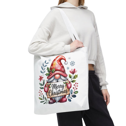 Festive Christmas Gnome Tote Bag