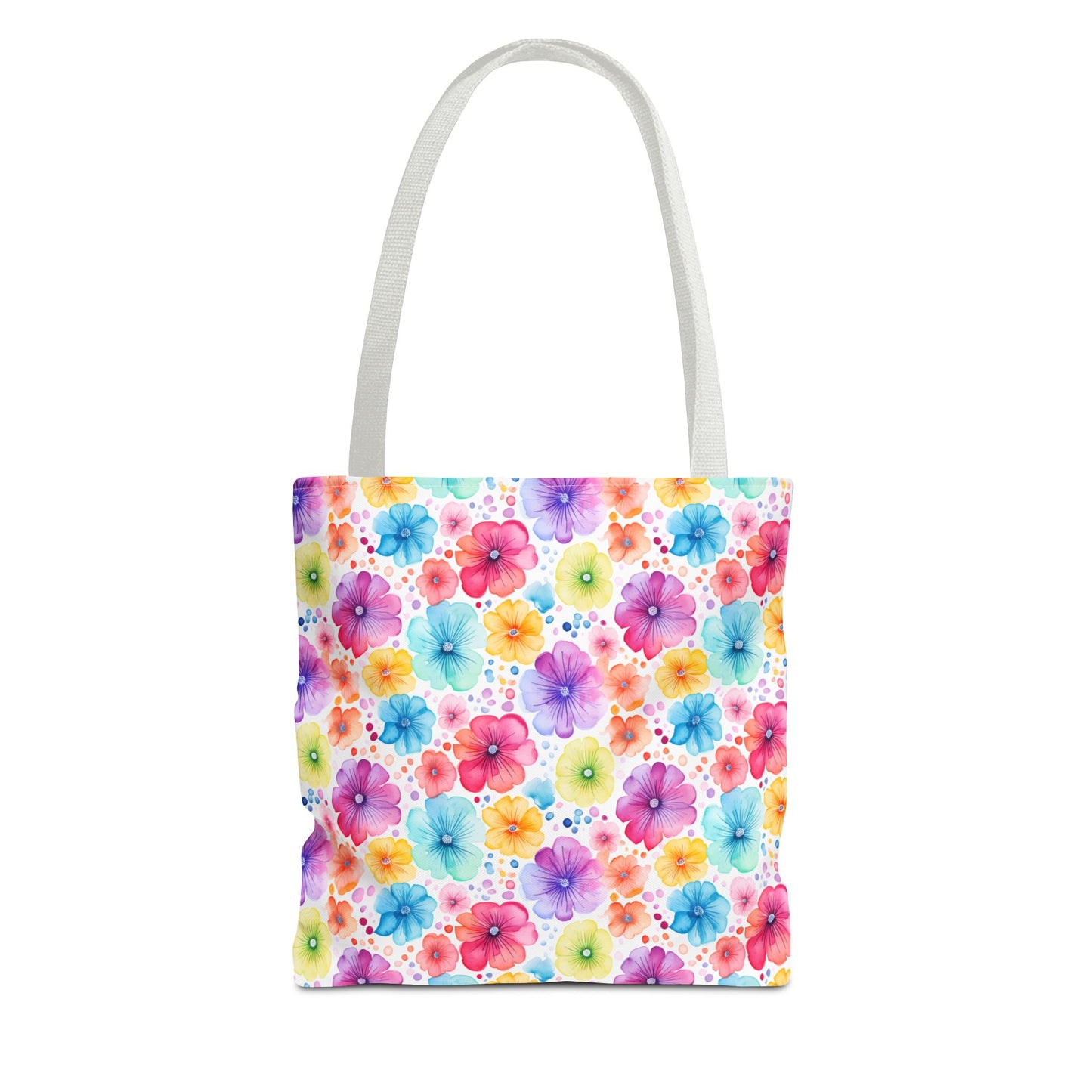 Vibrant Floral Tote Bag, Perfect Gift for Mother's Day, Bright Summer Accessory