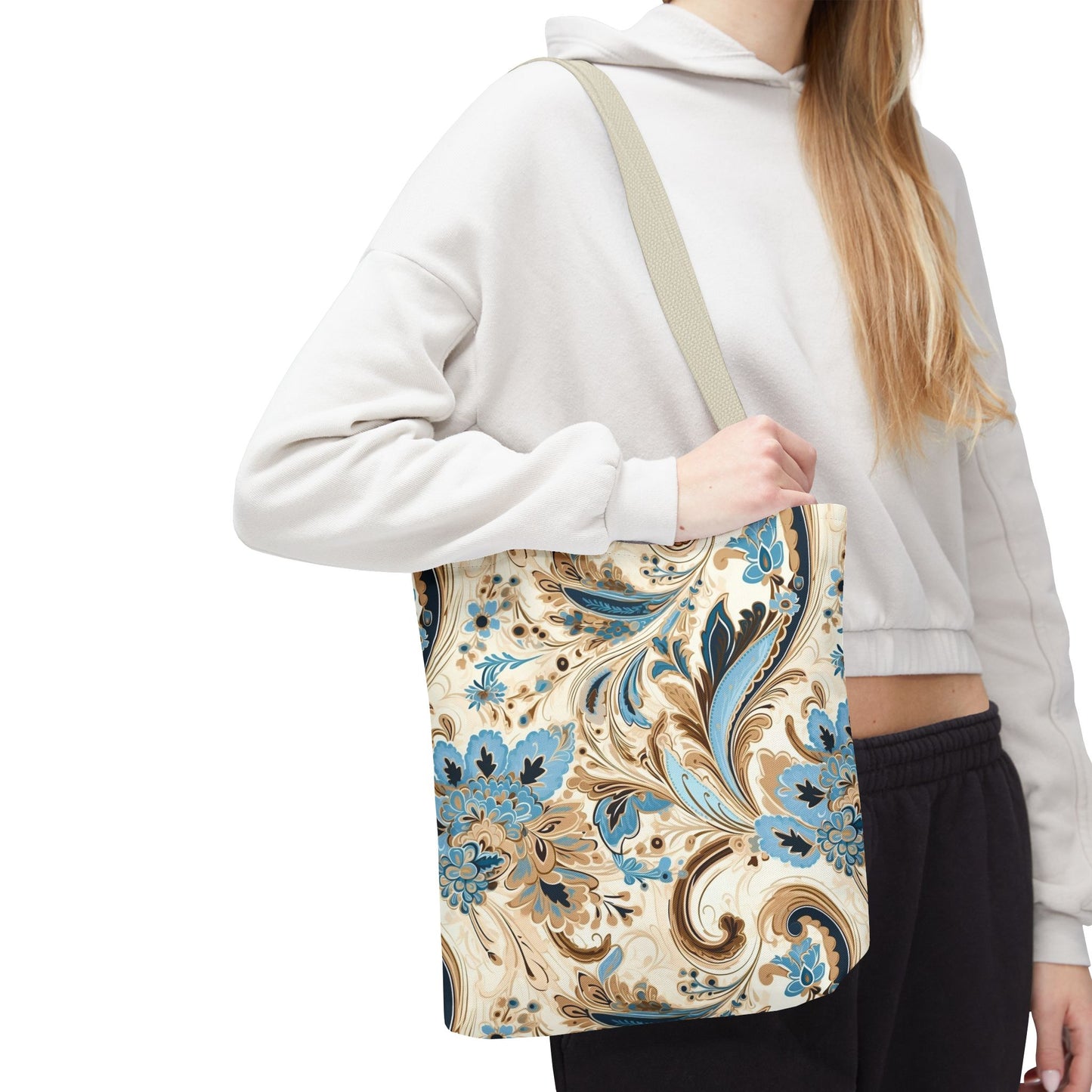 Elegant Floral Tote Bag
