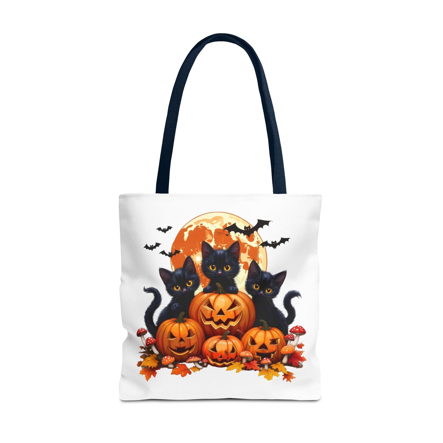Halloween Cat Tote Bag, Trick or Treat Bag