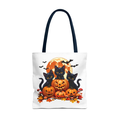 Halloween Cat Tote Bag, Trick or Treat Bag