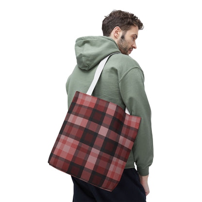 Cozy Plaid Tote Bag, Perfect for Fashionistas