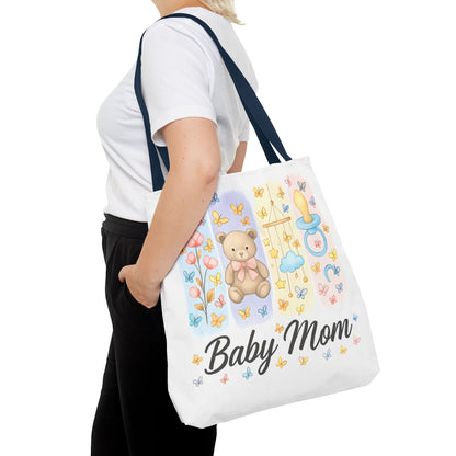 Baby Mom Tote Bag – Cute Gift for New Moms, Nursery Bag