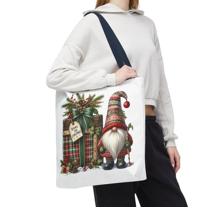 Christmas Gnome Tote Bag