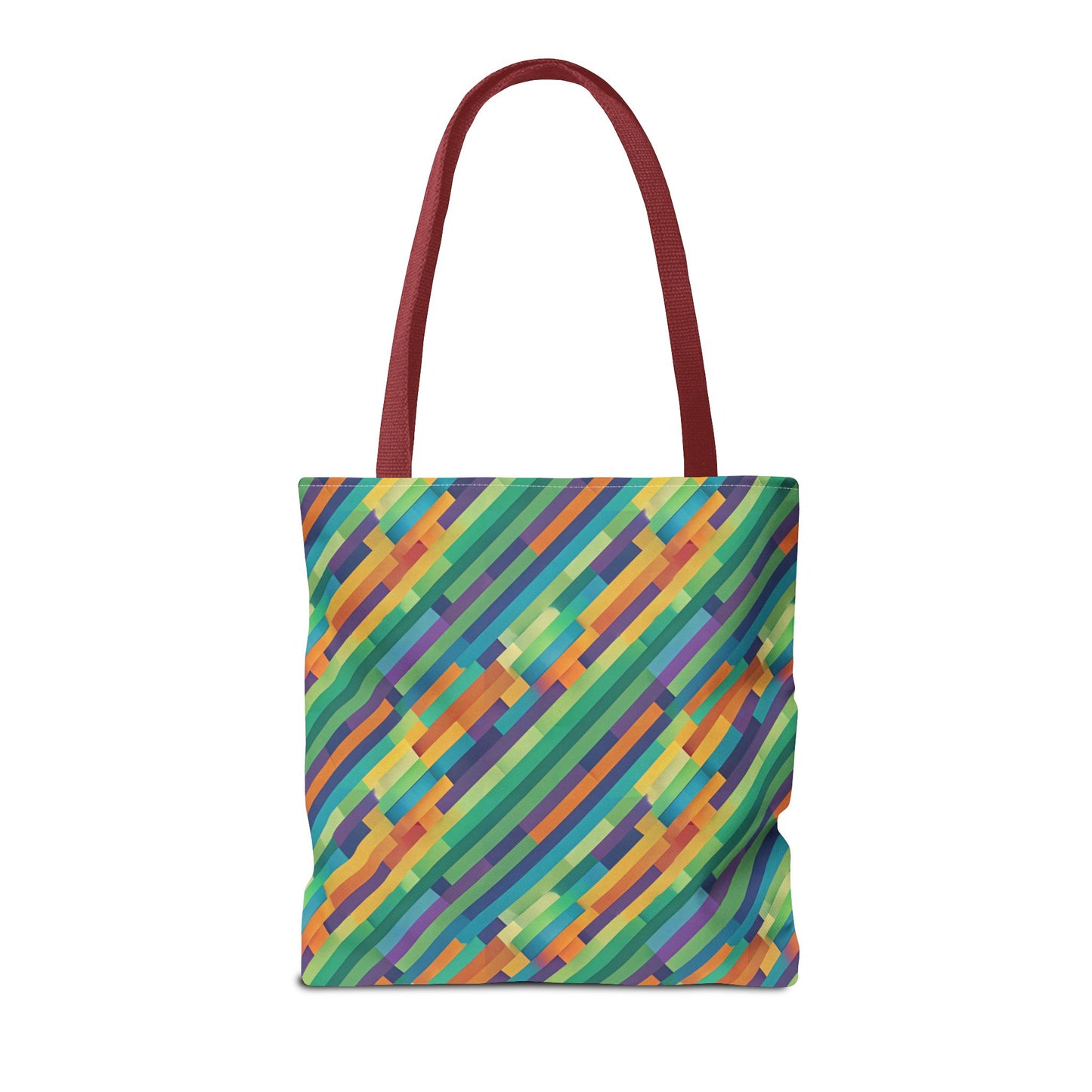 Vibrant Striped Tote Bag