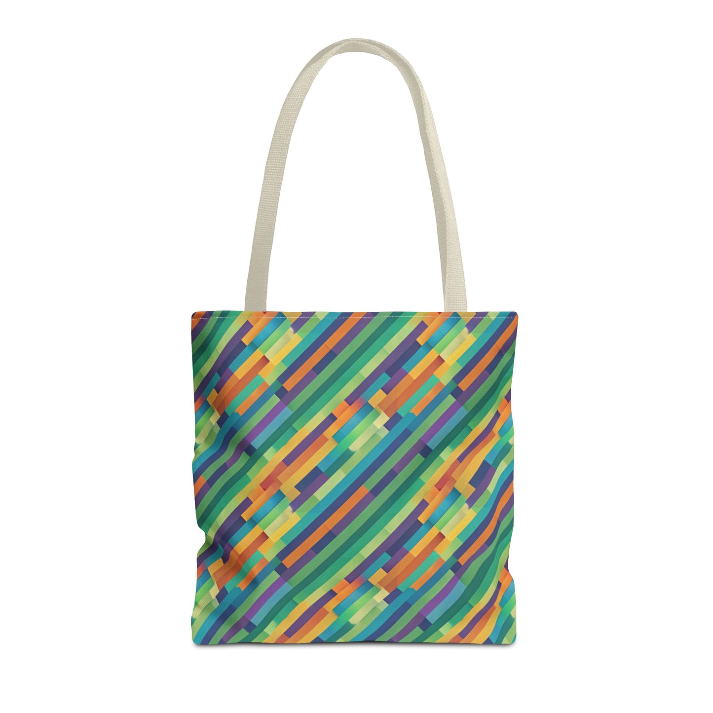 Vibrant Striped Tote Bag