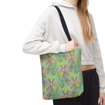 Floral Pattern Tote Bag, Gift for Garden Lovers
