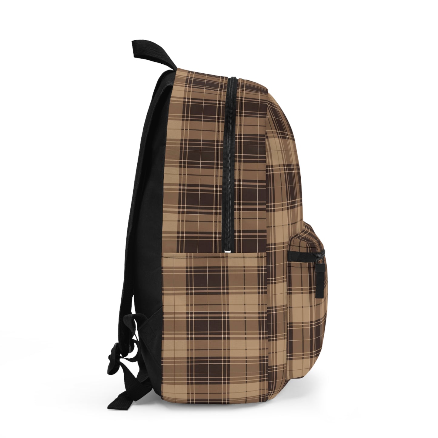 Stylish Plaid Backpack for School, Travel, Casual Outings