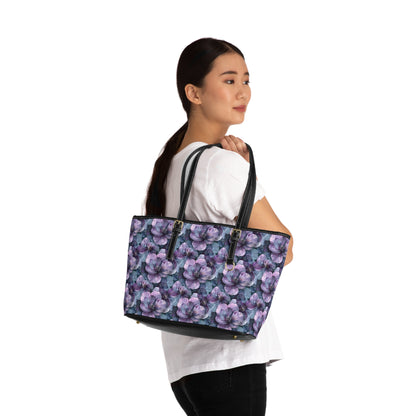 Floral Purple Peony Shoulder Bag