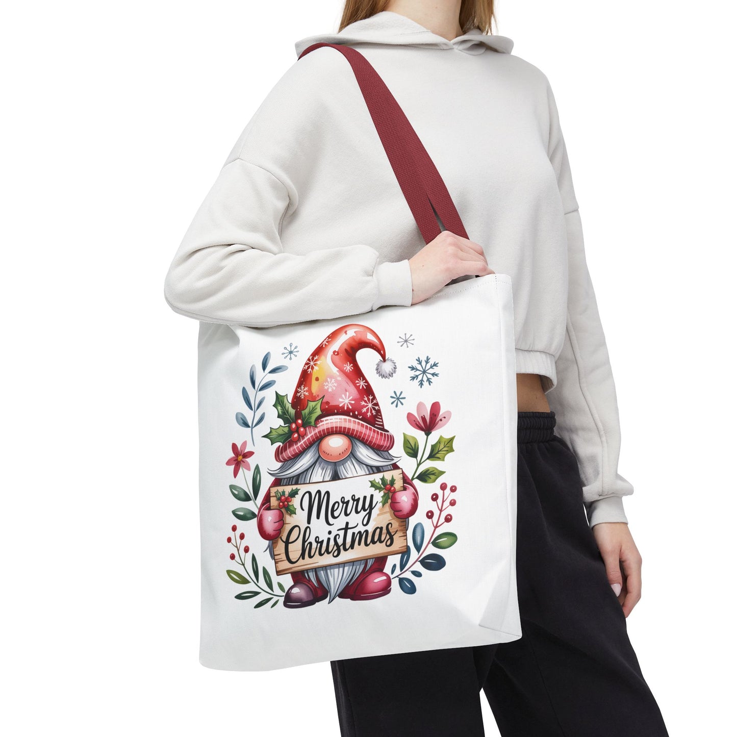 Festive Christmas Gnome Tote Bag