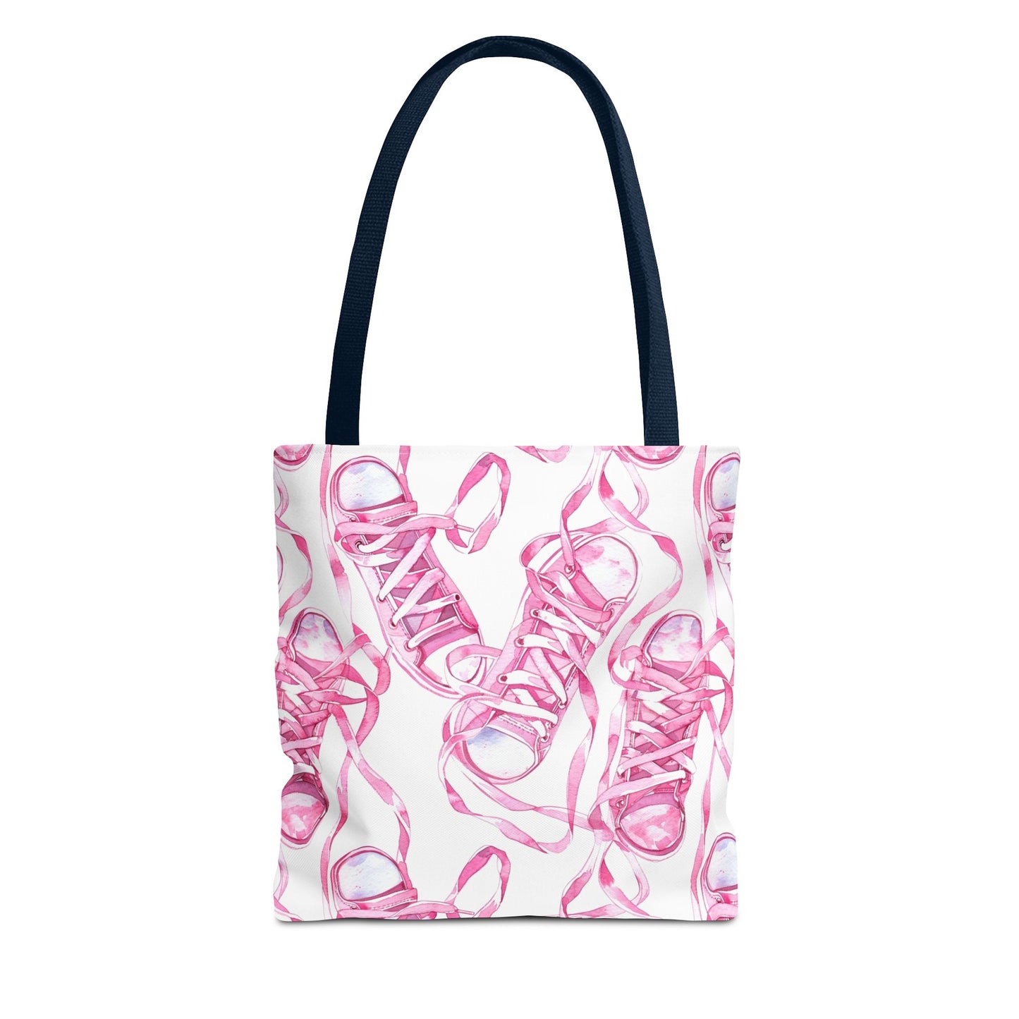 Cute Pink Sneakers Tote Bag for the Sports Lover