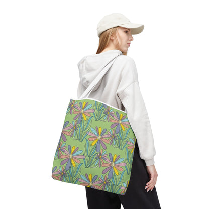 Floral Pattern Tote Bag, Gift for Garden Lovers