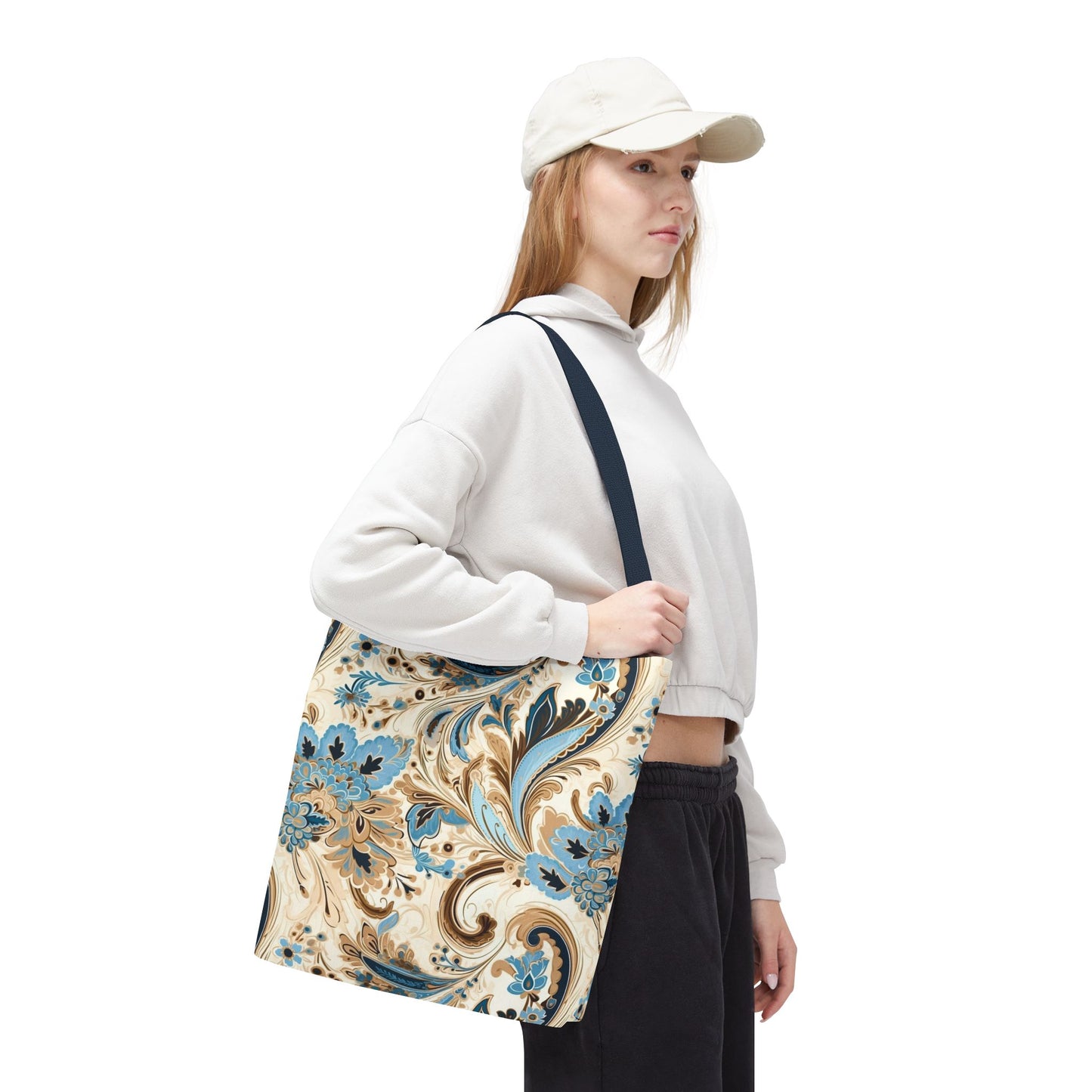 Elegant Floral Tote Bag