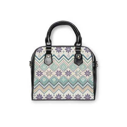 Nordic Chevron Shoulder Handbag