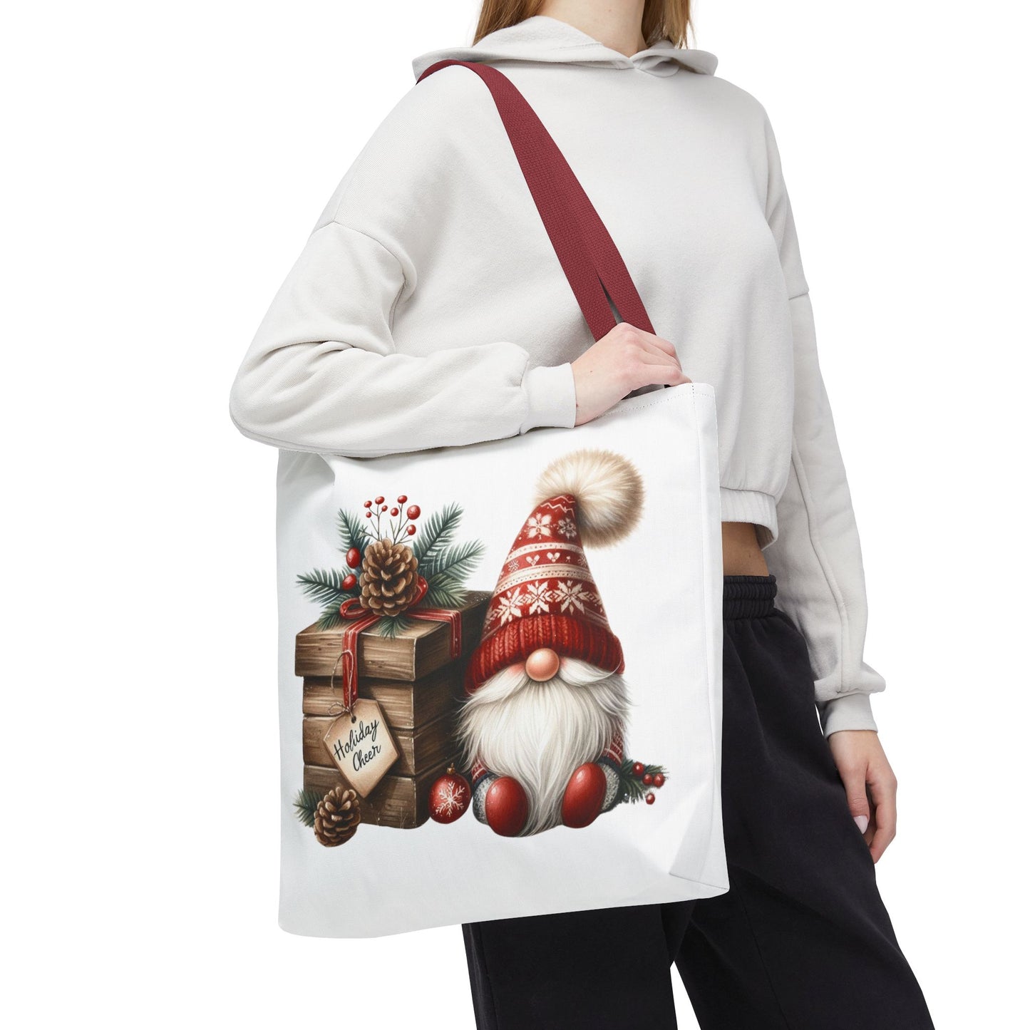 Christmas Gnome Tote Bag