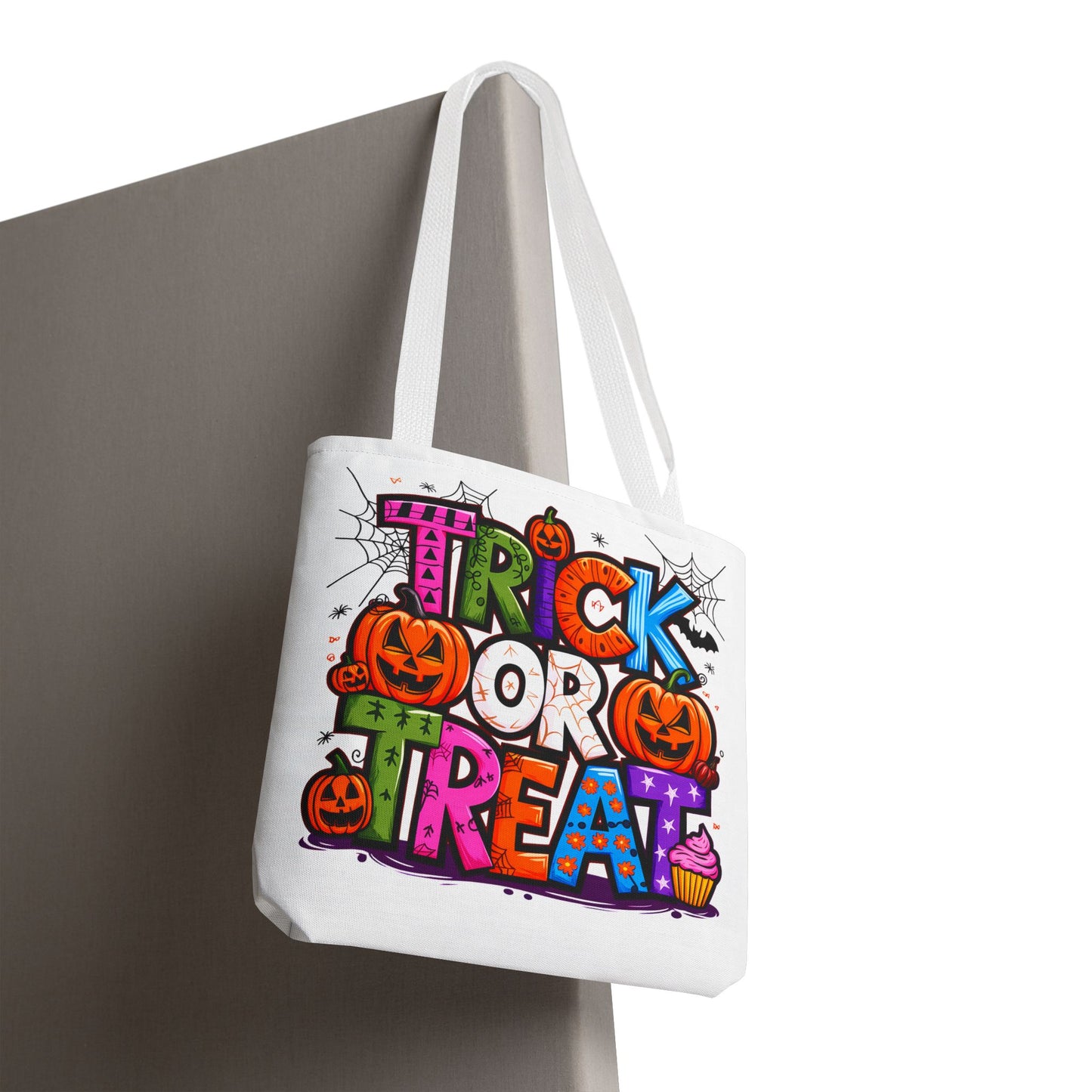 Halloween Trick or Treat Tote Bag, Spooky Gift