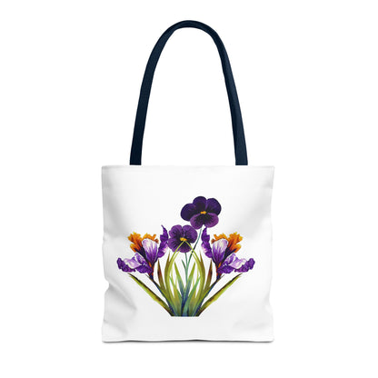 Floral Tote Bag, Reusable Grocery Tote