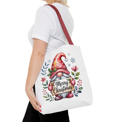 Festive Christmas Gnome Tote Bag