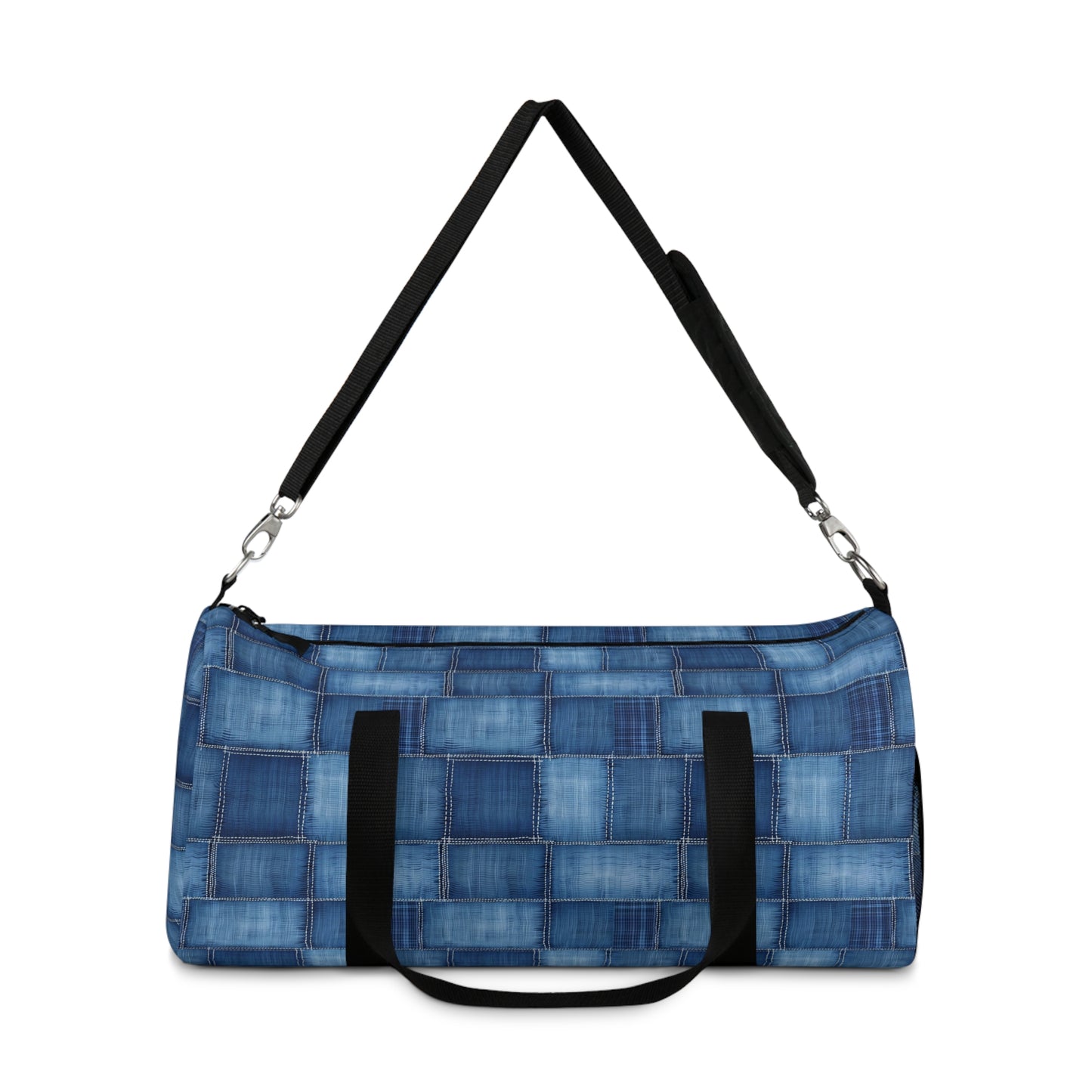 Denim Look Duffel Bag