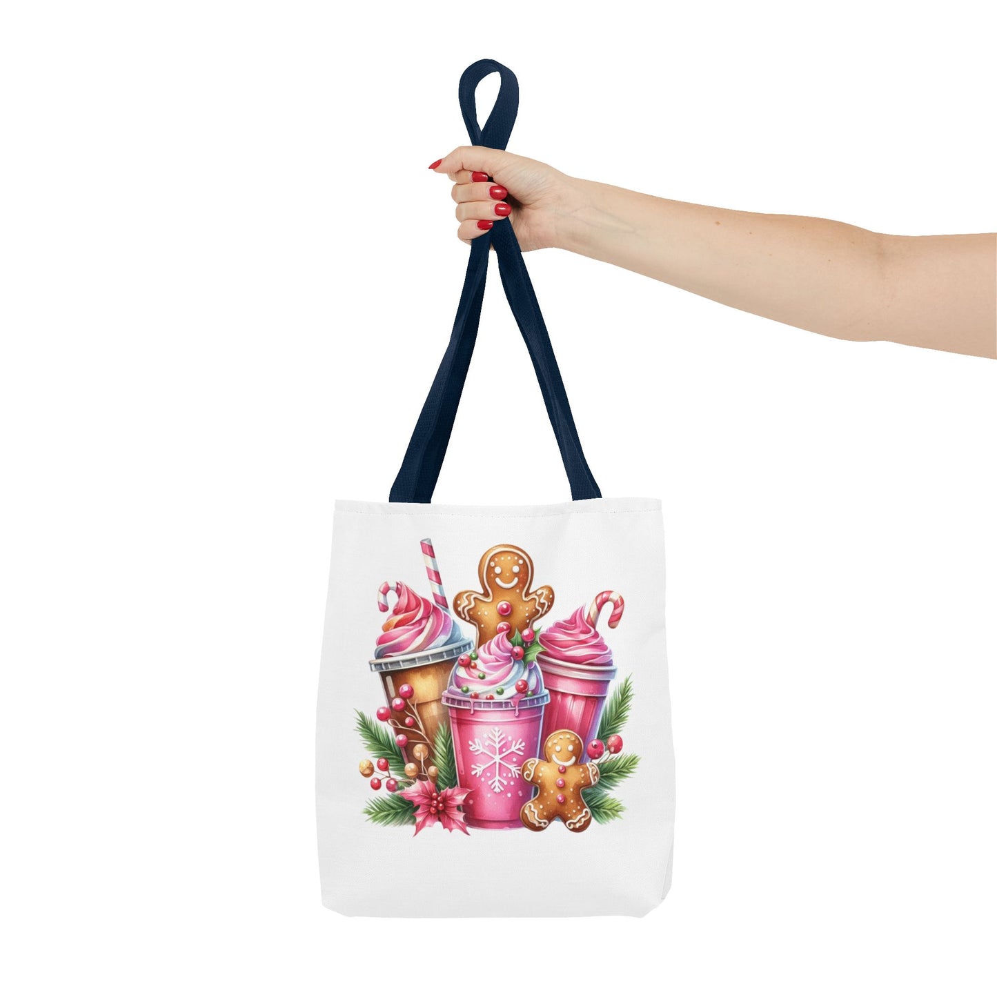 Gingerbread Holiday Tote Bag for Holiday Shopping