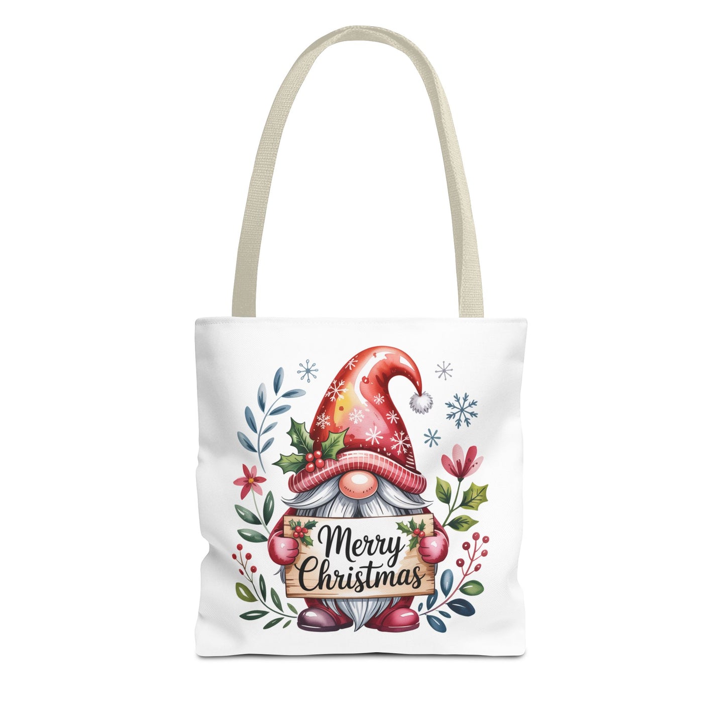 Festive Christmas Gnome Tote Bag