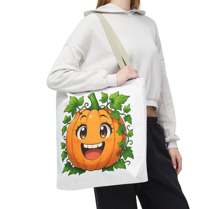 Cute Pumpkin Tote Bag for Fall