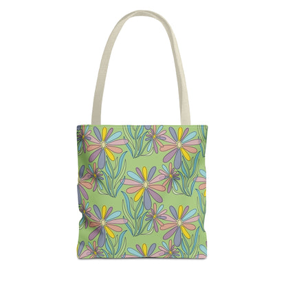 Floral Pattern Tote Bag, Gift for Garden Lovers